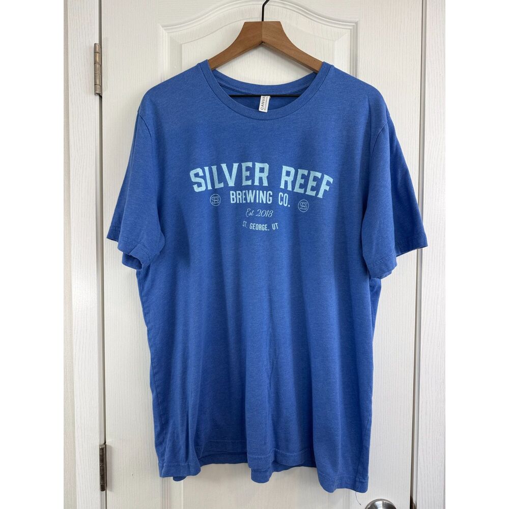 Silver Reef Brewing Co. St. George Utah T Shirt - Size XXL ***Stain***